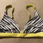 Mossimo Stripe Triangle Bikini Top Large Swimsuit Swim Yellow Black Size undefined Photo 0
