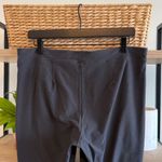 Eileen Fisher Washable Stretch Crepe Mid-Rise Gray Knit Pull On Ankle Pant, M Photo 4