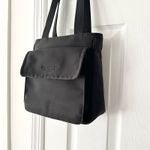 Kenneth Cole  Reaction Y2K Black Nylon Front Flap Pocket Square Shoulder Tote Bag Photo 11