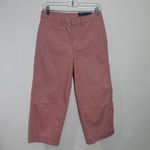 Talbots NWT Flawless High Waist Wide Crop in Pink Size 4 Petite Photo 1