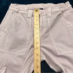 American Eagle American‎ Eagle Stretch Cargo Straight Pant Lilac Ice High Rise Utility 4 Long Photo 12