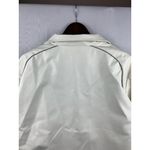 Women’s Mepintang White Leather Sports Jacket Size L Size L Photo 3