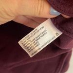 Knox Rose  burgundy collared shawl neck Sherpa shacket small Photo 4