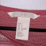 H&M Pink Heathered Sweater Photo 3