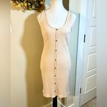 THE DROP Sierrafurtado Rose Dust Fitted Sleeveless Button Down Mini Dress NWT Photo 12