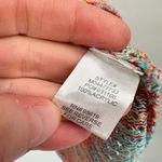 John Paul Richard Women Beachy Knit Sweater XL Fisherman Coastal Rainbow Colorfu Photo 5