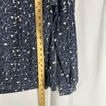 BP  Cheetah Print Pullover Hoodie Womens Small Blue Photo 4