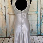 Kiki USA Vintage Sleeveless Satin Maxi Dress Sz M Photo 2