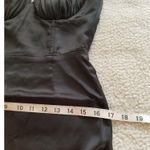 Naked Wardrobe  The Statement Black Satin Bustier Strapless Mini Dress Size S Photo 6