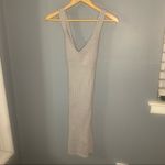 Athleta  gray knit crotchet dress Photo 8