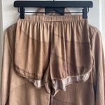 SKIMS Silk Open Neckline Sleep Top and Silk Sleep Tap Short in Oak Size XS Photo 5