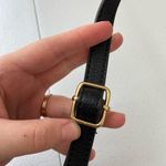 Tommy Hilfiger  black gold hardware‎ round canteen crossbody shoulder bag purse Photo 7