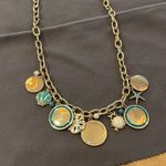 Crown & Ivy Womens Montauk Weekend Sea Charm Bracelet Goldtone NWT Photo 3