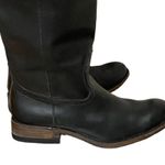 Lucchese Spirit by Black Leather Tall Riding Boots Size 5.5M Photo 4