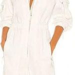 L'Academie L’Academie Army Coverall Utility Jumpsuit in White x Revolve Photo 0