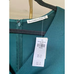 Abercrombie & Fitch  Mini Dress Teal Ring-Front Event Spring Summer Wedding Party Photo 5