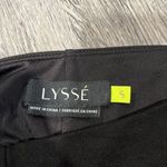 Lysse black stretch dress cropped pants with small side ankle slit hem - S Photo 10