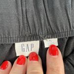 Gap XL Cargo Pants Mid Rise Black Twill Pull On Boho Elastic Waist Boho Grunge Photo 6