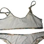 Pretty Little Thing Green Shell Chain Print Scoop Neck Bikini MISMATCH SIZES Photo 8