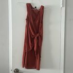 Anthropologie  Samantha Dru Burnt Orange Knot Dress Photo 1