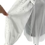 Rails  Womens Dari Cotton Dropped Shoulders Eyelet Blouse Beach White Small‎ NWOT Photo 12