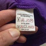 DKNY Vintage Y2K women’s purple quarter zip fleece pull-over top, size large Photo 7