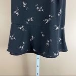 Worthington Vintage Size 10 Petite Ruffle Retro Floral Skirt Flowy Chic Feminine Photo 2