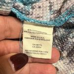 Free People Rare Vintage Y2K V Neck T-shirt Teal Grey White Flowers Women's sz S Photo 6