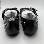 Schutz NWOB  Women's Sarita Leather Flat size 7 Mary Jane studded black Photo 4