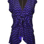 Proenza Schouler Checked Knot Top in Blue Photo 0