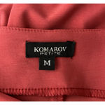 Komarov Dress Womens Medium Petite Pink Sheath Ruffle Classic Preppy Business Size undefined Photo 5