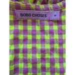 Bobo Choses Vichy Relaxed Gingham Jumpsuit in Pink & Yellow Size Medium Photo 7