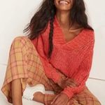 Anthropologie Honore Ribbed Knit Pullover Sweater Sz Medium Wool Blend Photo 5