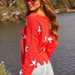 By Together The Reida Distressed Stars Sweater small Photo 2