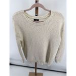 American Eagle  Vintage boyfriend crewneck metallic knit sweater size medium Photo 7