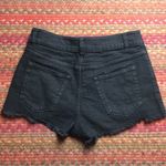 Forever 21 EMBELLISHED FRONT BLACK DENIM SHORTS Photo 3