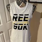 Reebok Muscle Crossfit Slim Fit Exercise Training Tank White XSmall New Photo 3