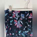 BBJ Los Angeles Floral Wide Leg Pants Women’s Size Large Boho Chic Maxi Comfort Photo 3