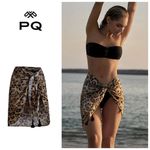 PilyQ New. PQ Leopard Sarong. O/S. Retails $94 Photo 6