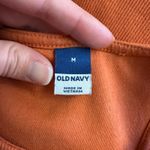 Old Navy  Tank Midi Dress Women’s M Orange Bodycon Stretch Cotton Racerback Photo 1