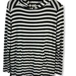 Lou & grey  charcoal stripe soft plush hoodie XXS Photo 0
