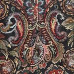 Vintage 80s Moda International Baroque Tapestry Vest Medium Adjustable Back Black Photo 6