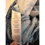 Chico's  Girlfriend Slim Leg Ankle Jeans Floral Print Stretch Blue Denim Size 0.5 Photo 3