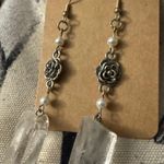 Handmade Clear Quartz Earrings  Photo 1