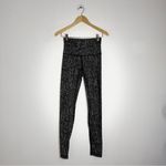 Lululemon  High-Rise Full Length Black White Fleck Leggings Size 4 Photo 2