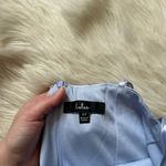 Lulus LULU’S Emalee Light Blue Satin Bodycon Mini Dress Photo 3