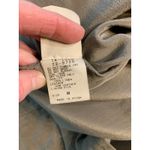 Pas de Calais Linen Leather Cowhide Silk Button Front Lagenlook Jacket Coat Tan Size M Photo 4