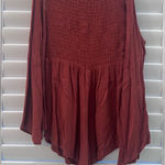 Blue Life  Terracotta Off-Shoulder Romper Photo 0