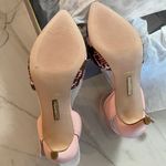 Louise et Cie Lo-Kota Pink Snakeprint Leather Ankle Strap Heels Photo 13