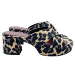 ASOS DESIGN Harrison Cross Strap Block Heeled Sandals in Leopard Women’s Size 6 Photo 6